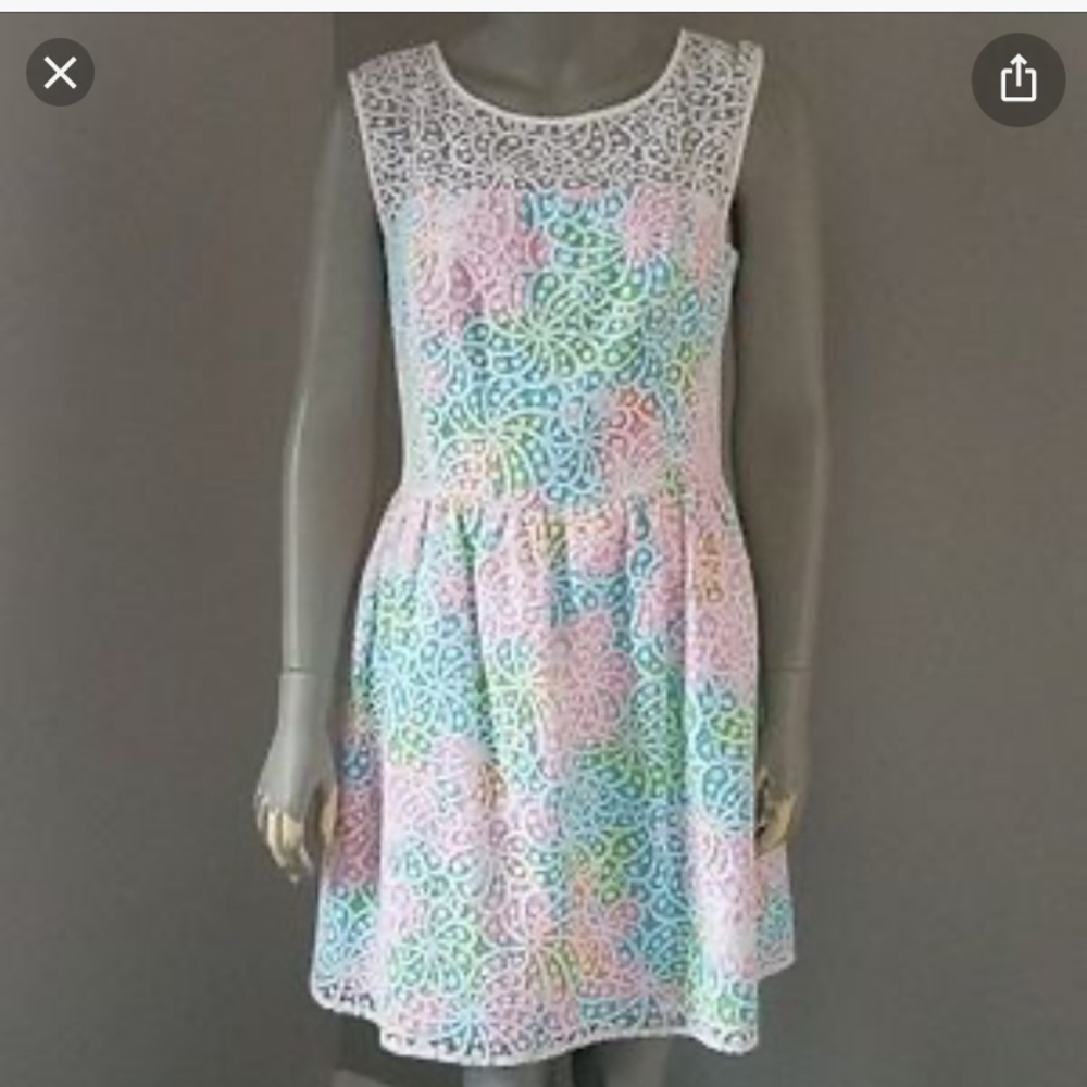 Lilly Pulitzer Morrison Lace Overlay Dress